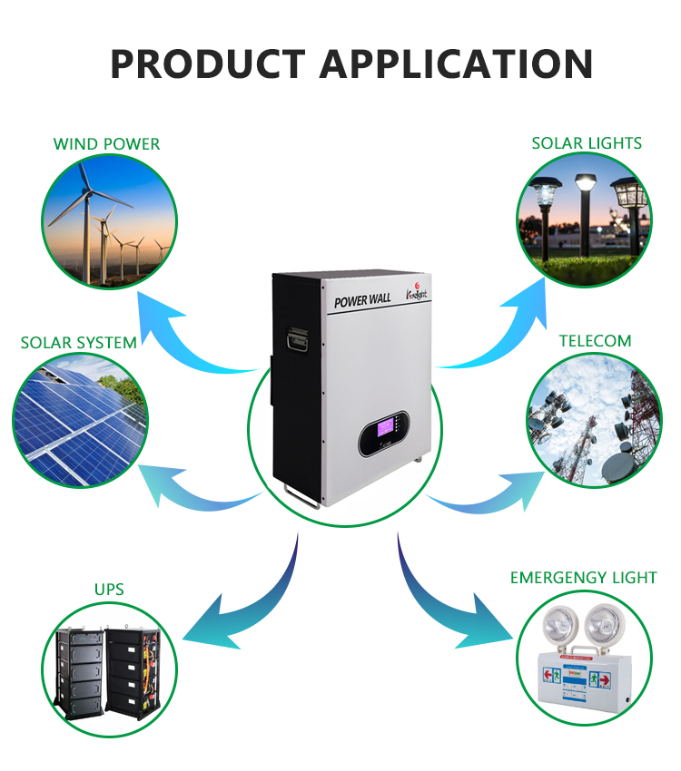 10kw 48v Lithium Power Wall Solar System Lifepo4 Lithium Ion Battery Wall