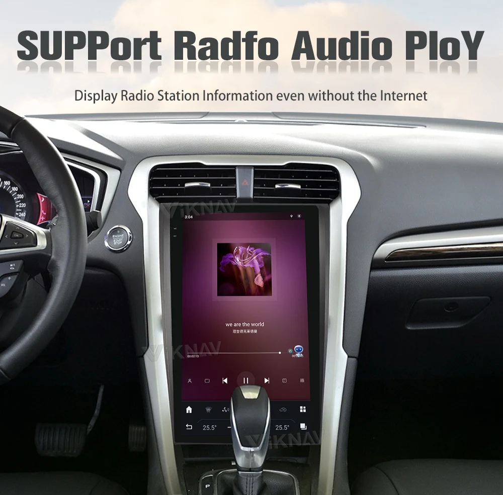 13.6 Inch Android Auto Car Radio For Ford Mondeo 2013-2021 Multimedia Player GPS Navigation Head Unit Wireless Carplay