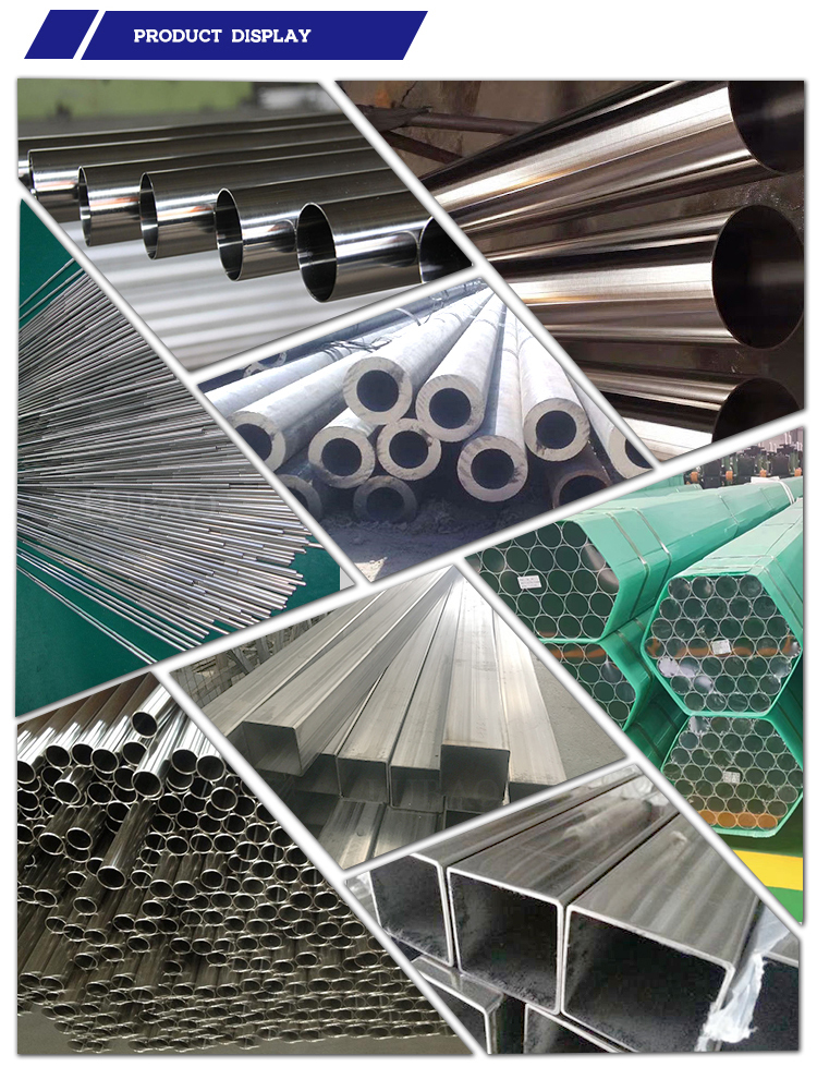 Customizable 301 304 316 410 Stainless Steel Round and Square Tubes with Square Pipe Size 7x7-150x150mm