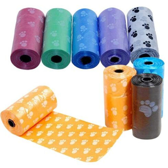 Corn Starch Based PLA Compostable Dog Poop Disposal Bag 100% Biodegradable Type