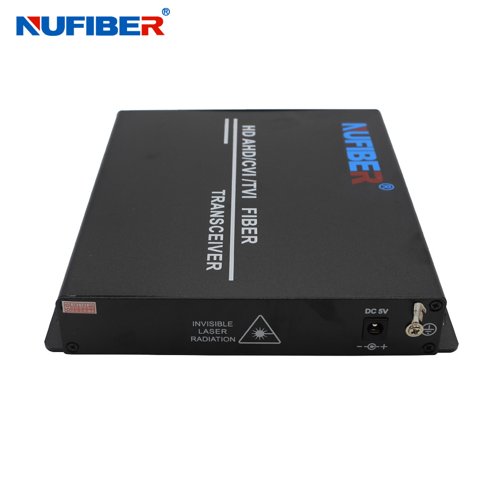 HD AHD / TVI / CVI 1080P Fiber Video Converter 2Ch 2MP Simplex SM 1310 / 1550nm FC