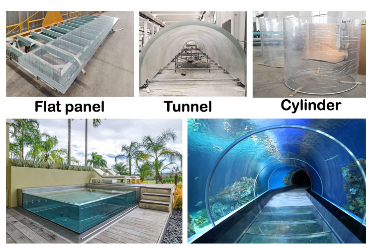 Outdoor Fiberglass Swimming Pool Density 1.19-1.20kg/cm3 High Light Transmission 93%