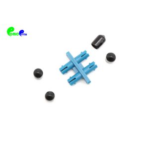 ST UPC to ST UPC SM Duplex Fiber Optic Adapter With Plastic Body Low Insertion