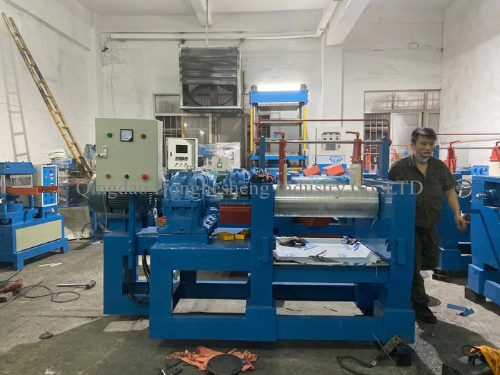 CE Open Two Roll Mixing Mill Machine XK250 10 Inches Rubber Mixing Roller