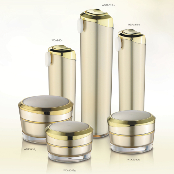 50G JAR Capacity Acrylic Cosmetic Bottles For 30ML 50ML 80ML Beauty Products