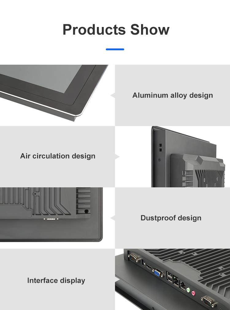10.1 Inch Touch Screen Panel PC with Inter J1900 Processor and Industrial Grade Design