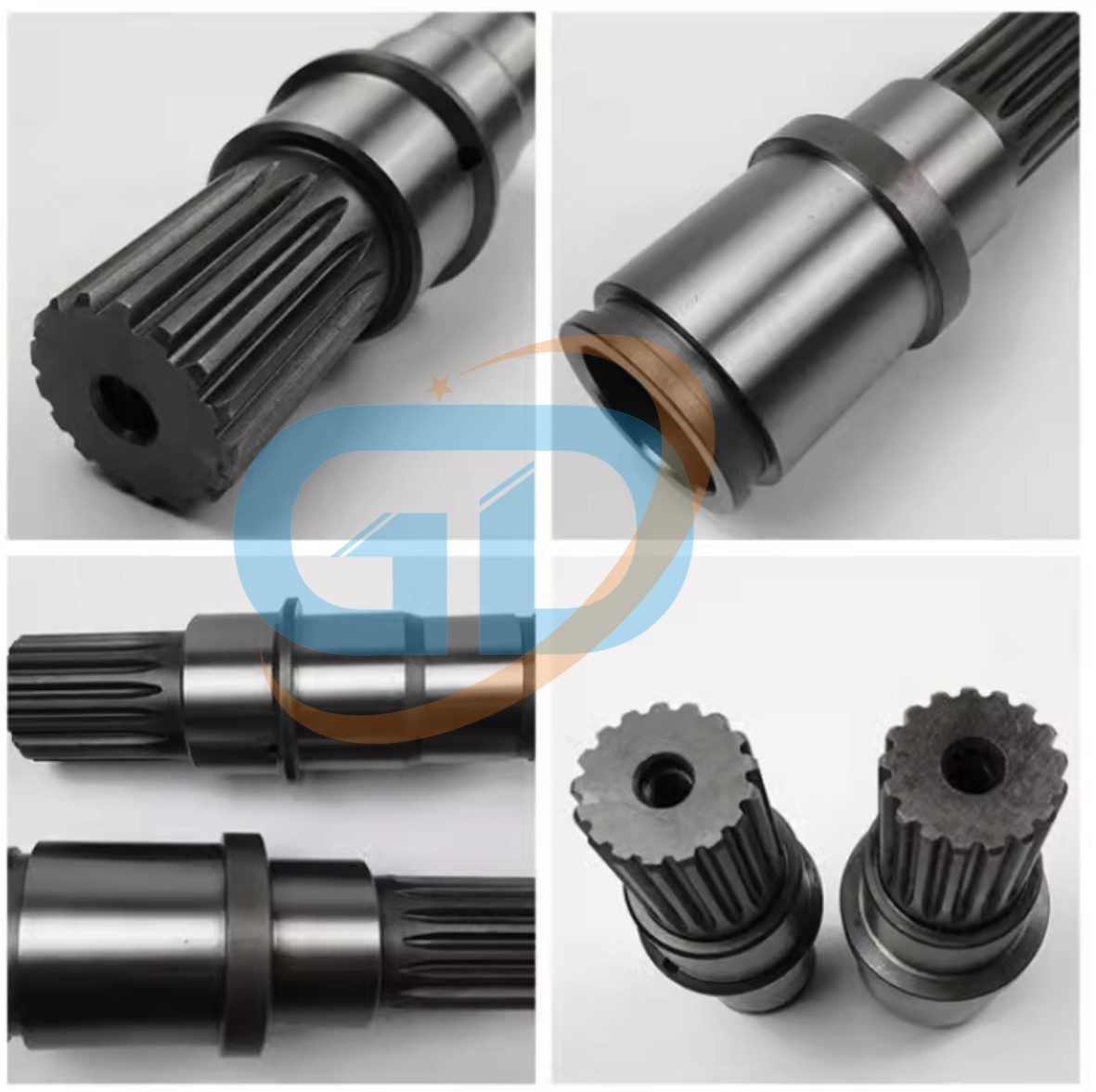 Steel Hydraulic Pump Shaft Spare Parts Camshaft Polishing For Concrete Pump