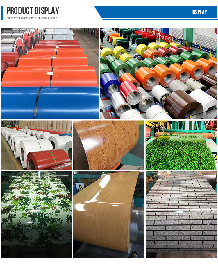Ral 3019 Ral 3020 PPGI Galvanized Steel Coil 0.25*1250mm 0.18*1219mm