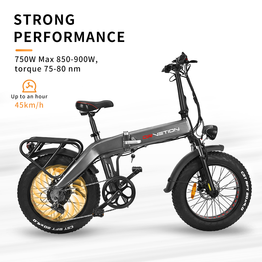 45 Km/h Gears Popular Style Battery Powerful Fast Folding Electric City Mountain Bicycle