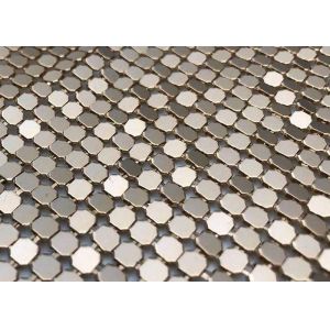 Scale Mesh Curtain with Unique Texture and Bright Surface