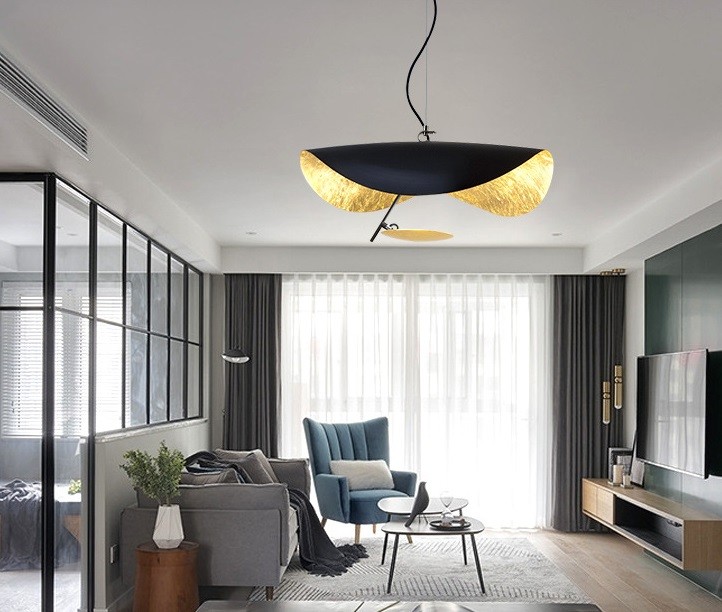 American Vintage Wrought Iron Rustic Modern Pendant Light Industrial Chandelier