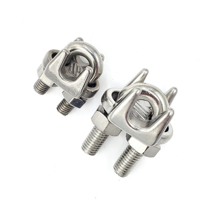 DIN 741 Heavy Duty US Type Carbon Steel Drop Forged Wire Rope Clip Wire Rope Clamp