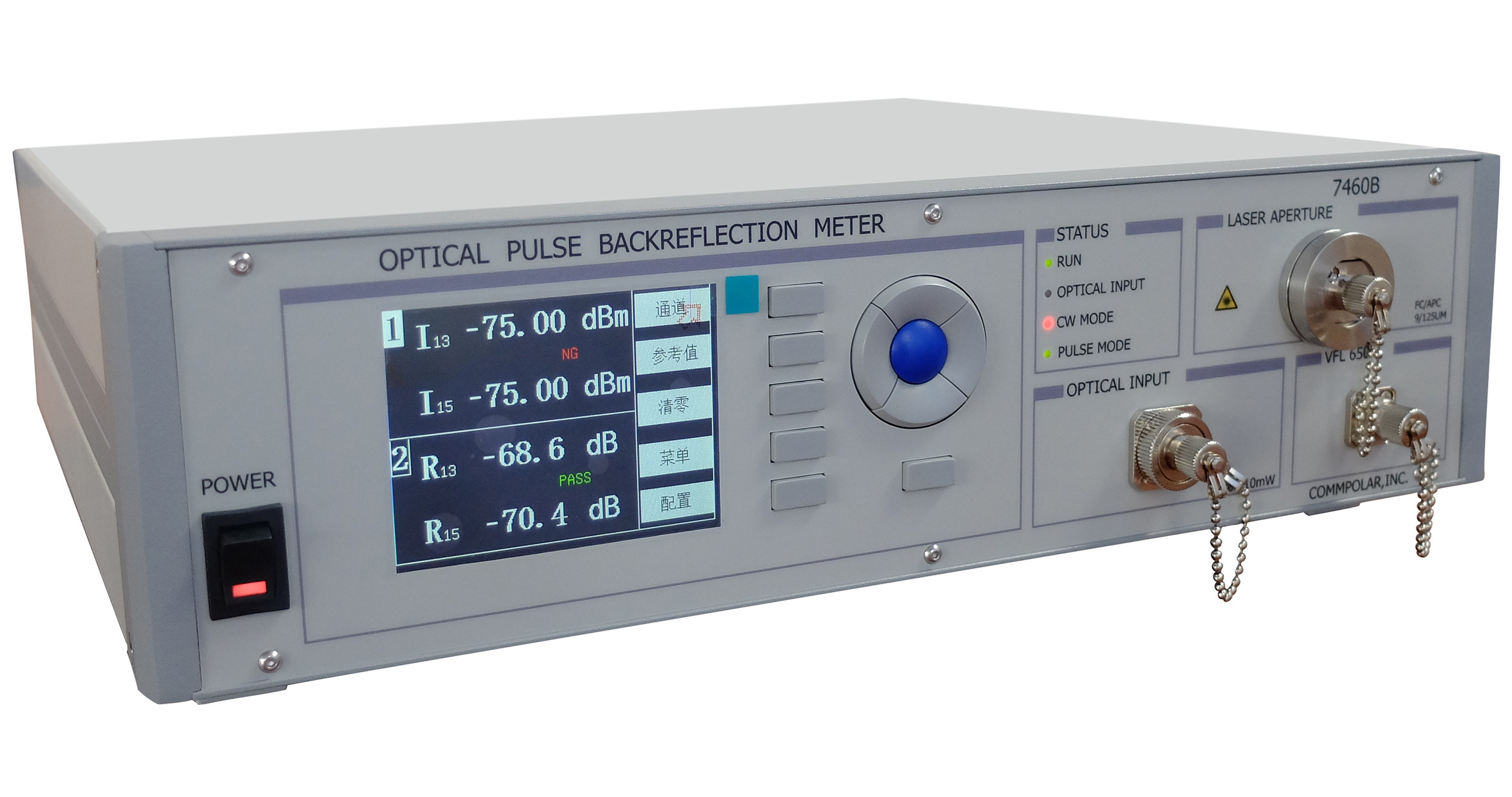 Automatic CLX-CS02 Optical Pulse Reflection Tester Insertion Return Loss Tester