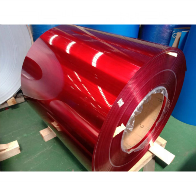 Trailer Roof Color Coated Aluminum Coil Wrap 3003 1060 5182 For Rolling Machine 30-2200mm