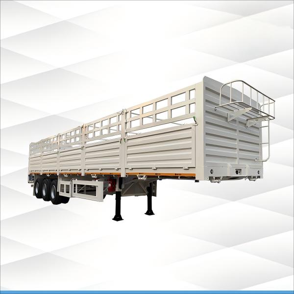 CIMC 3 axle Fence Truck mechanical suspension truck Fence semi trailer