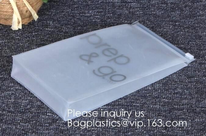 Recyclable Stand-Up Clear Plastic Cosmetic Promotion Packing Bag,Reusable Wet Wipe Eva Stand Up Pouch Bag, bagease, bag