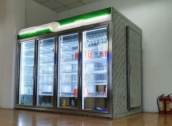 Walk In Display Cooler Bever Cold Drink Display Refrigerator Cold Room