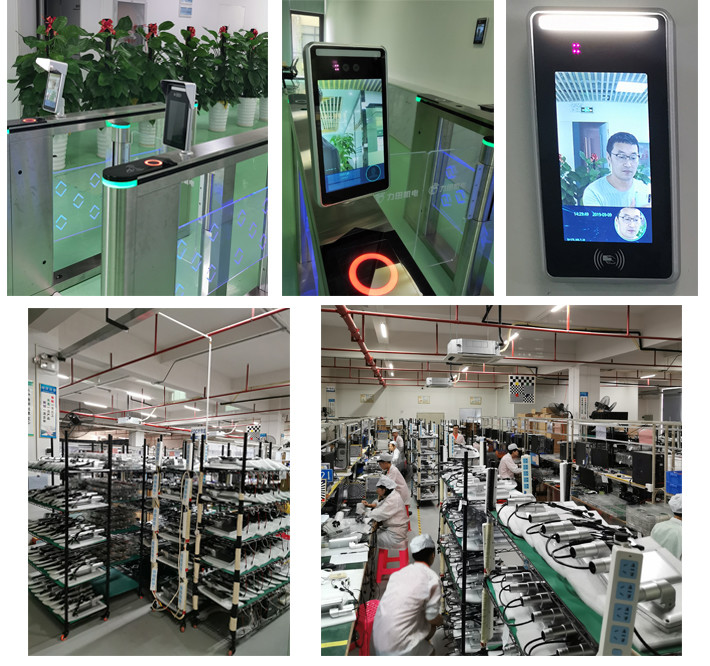 Multi Verification 300ms Face Recognition Temperature Reader Machine
