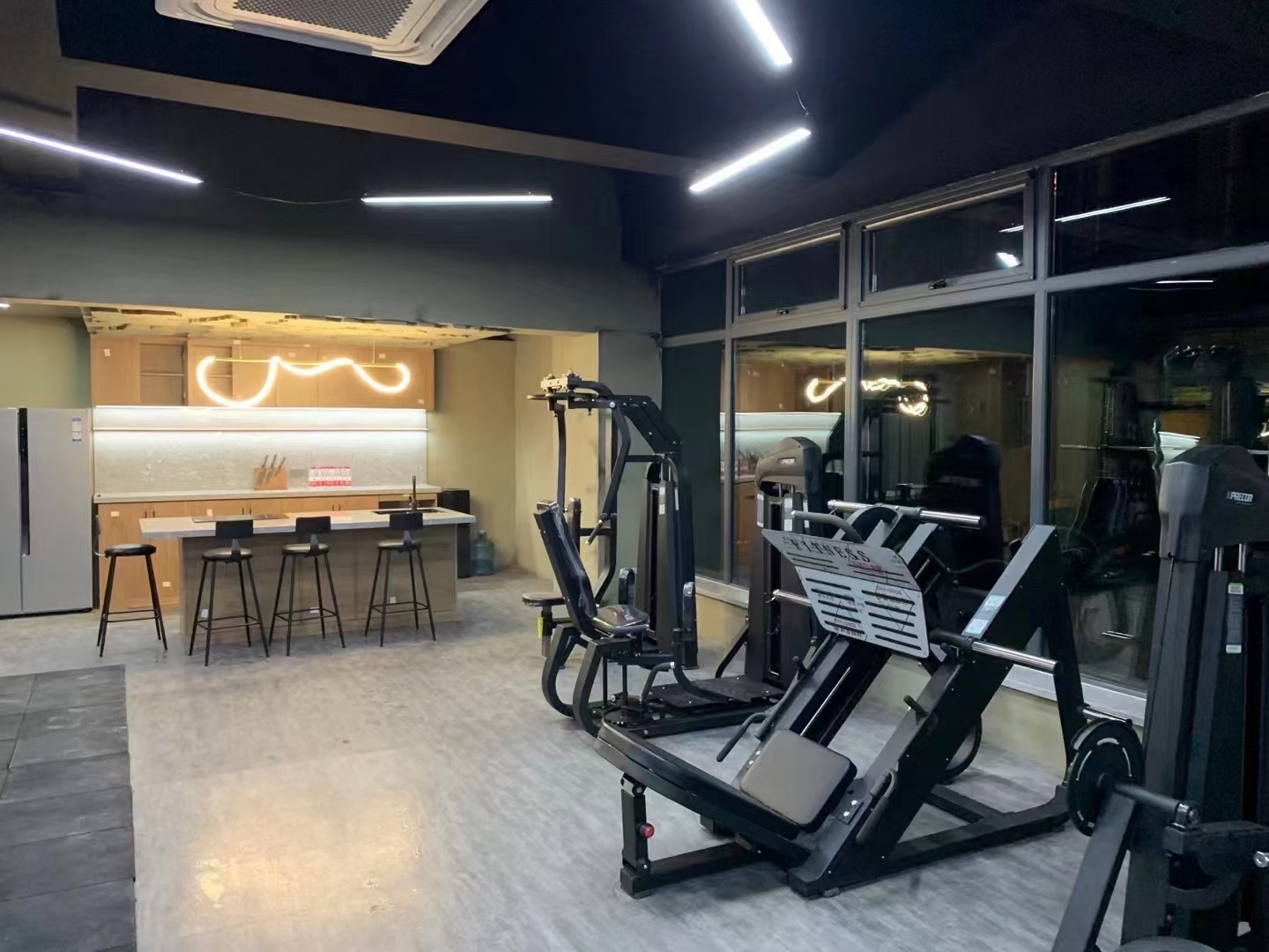 Commercial Gym Equipment Plate Loaded Strength Training Linear Leg Press Hack Squat