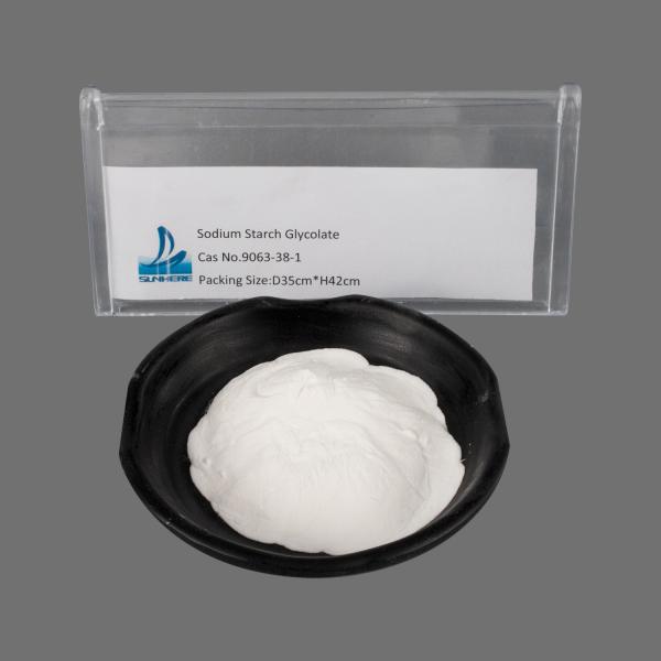 ISO Certified Sodium Starch Glycolate CAS 9063-38-1 US 1/kg Samples and