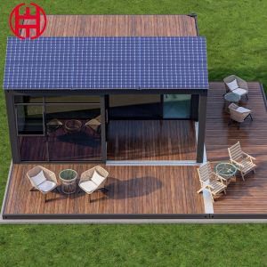 Modular Prefabricated Tiny Container House with Detachable Container Solar