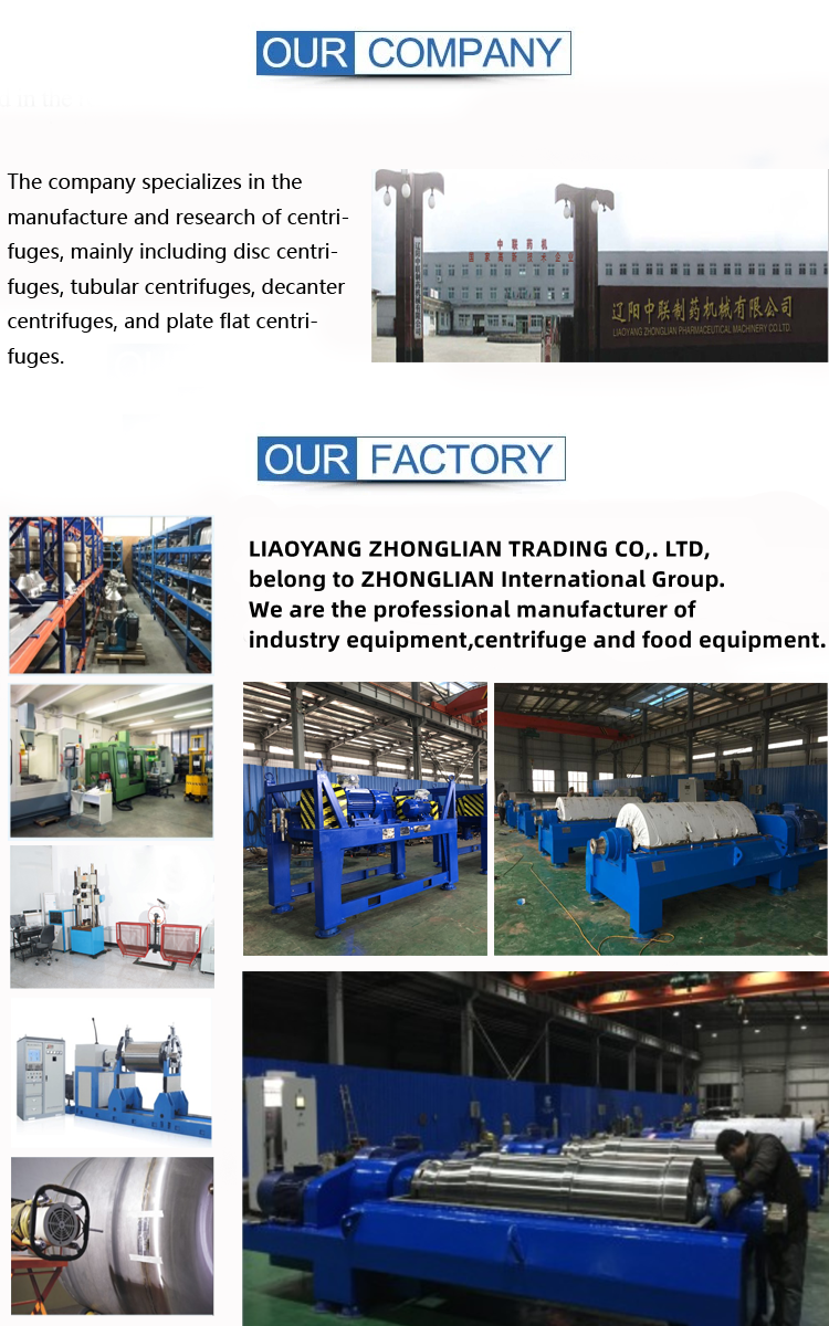 Biodiesel Decanter Centrifuge Machine Tricanter Fish Oil Separator