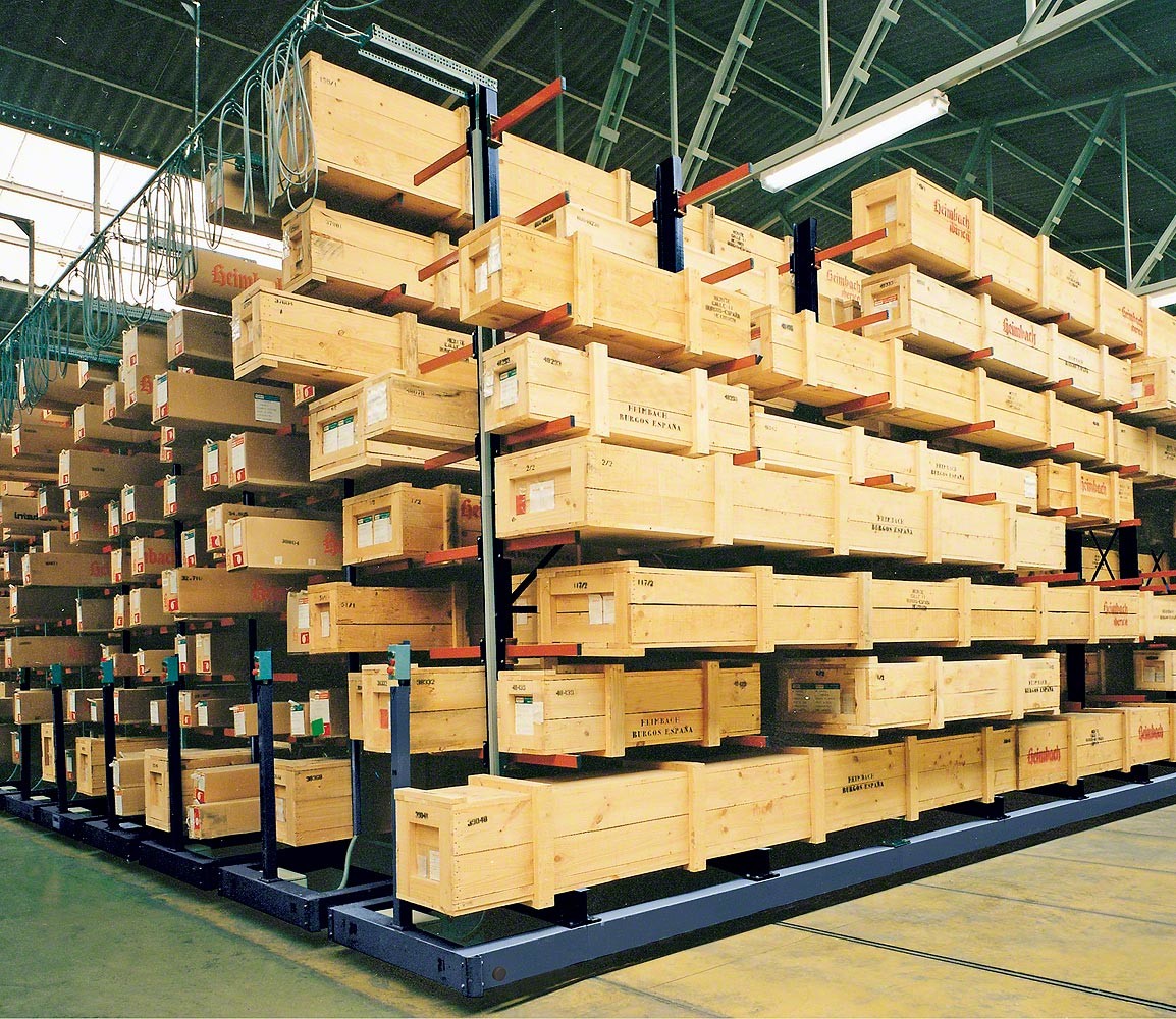 Customized Warehouse Storage Racks / Adjustable Cantilever Racking System