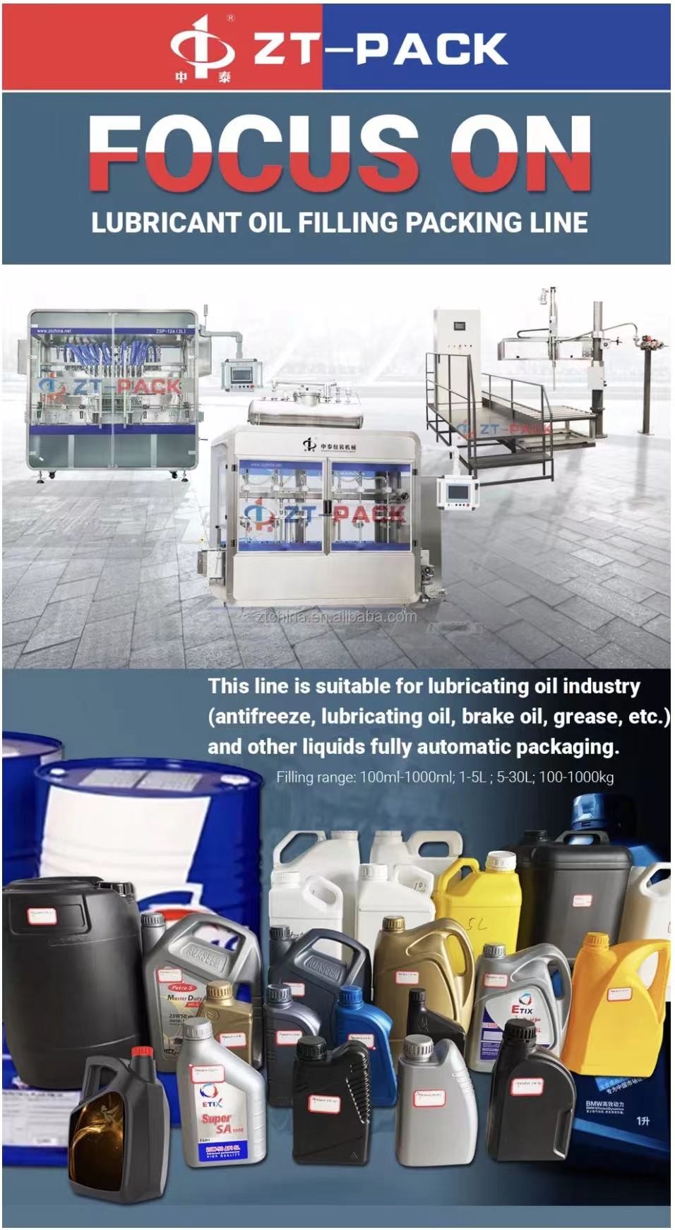Automatic Engine Oil Packaging Filling Machine For Lubricant Motor Oil Filler Capper