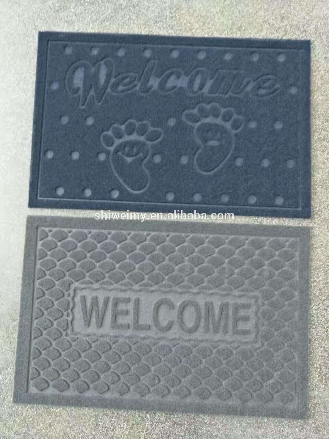 PVC embossed mat Polyester embossed mat pvc mat