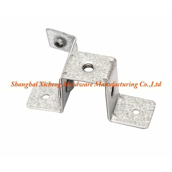 Quality "L" "M" Shape Steel Channel Connector  Function Plain Color OEM for sale