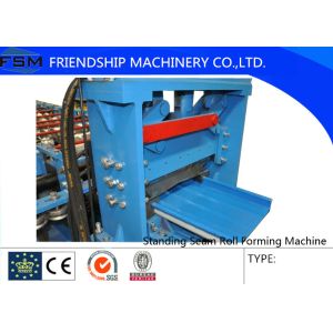  High Frequency Standing Seam Roll Forming Machine With PLC System Manufactures