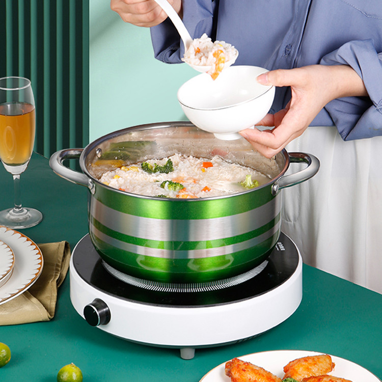 Kitchen Cookware Sets Non Stick Colorful Stainless Steel Sets Cooking Pots