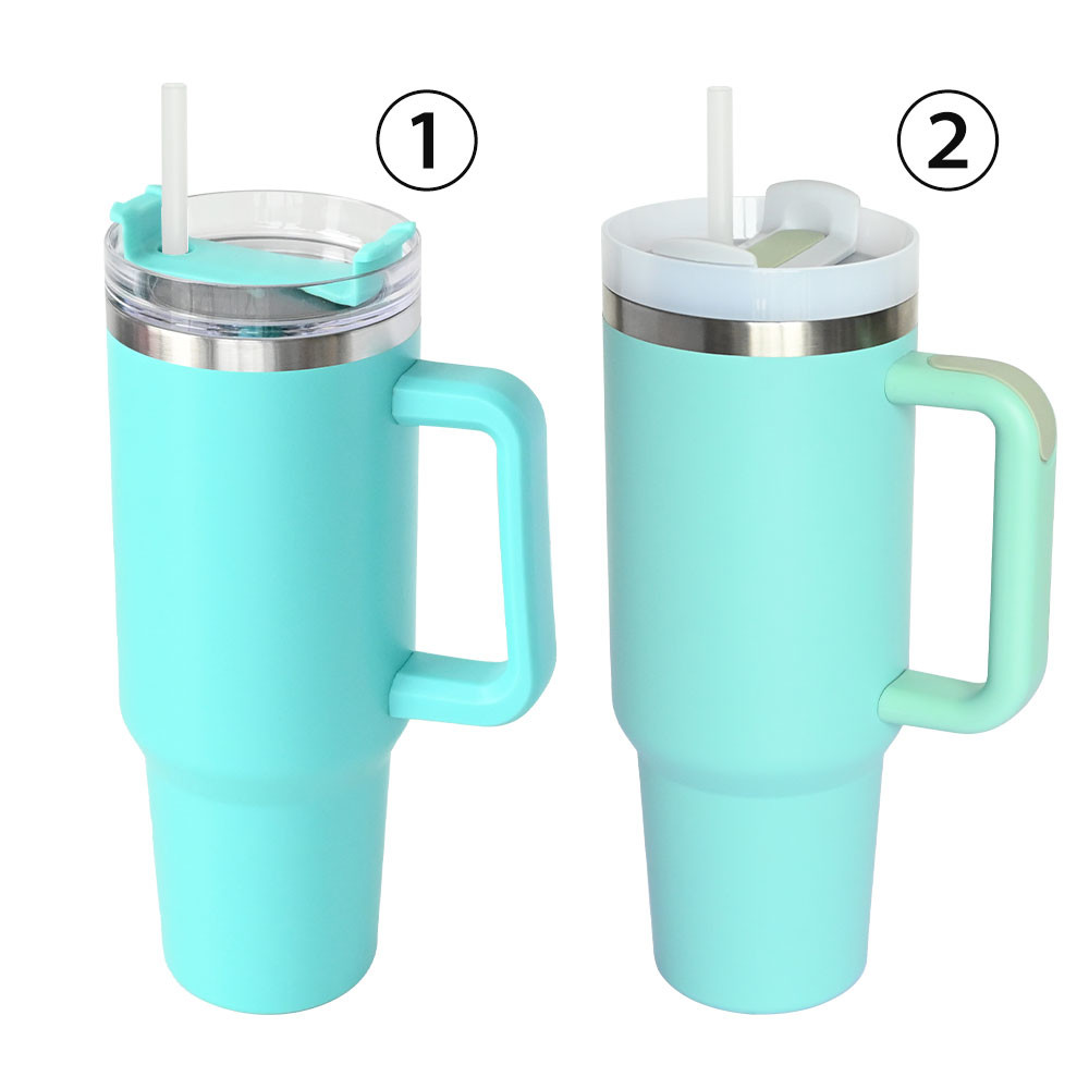 Quencher 40oz With Handle Stanless Steel Vacuum Seal Tumbler