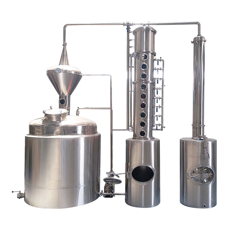Steam Heating SUS304 Brandy/Gin Distillation Equipment for Multifunctional Processing