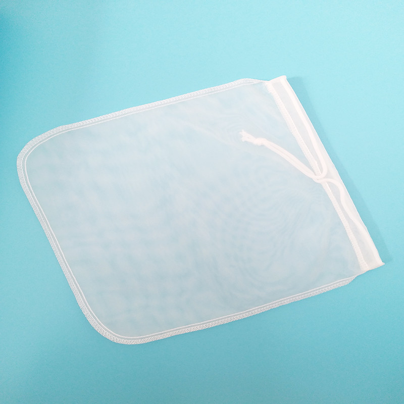 Food Grade 200 Micron Mesh Filter Bags , Nylon Nut Milk Bag 12" x 12"