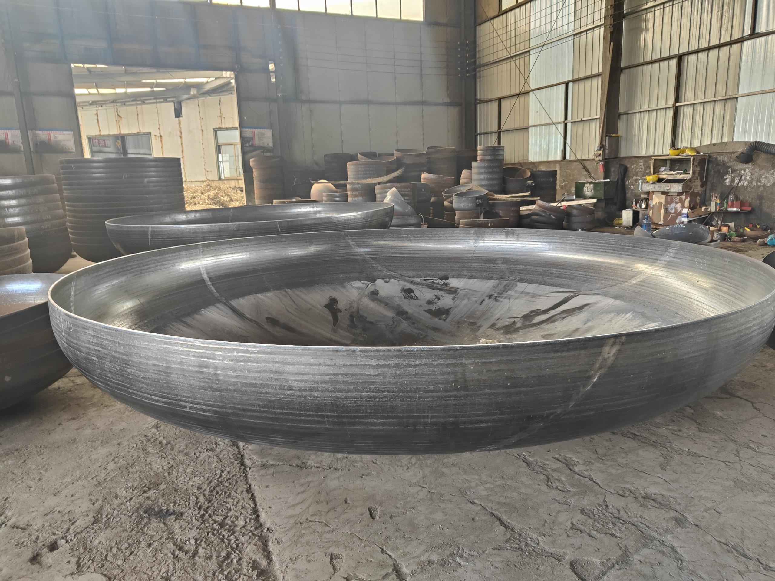 500mm Stainless Steel Elliptical Head Cover for Fire Bowl Customized After-sales