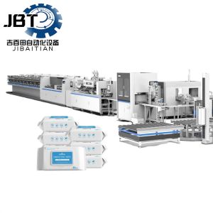  Power Saving Fully Automatic Wet Tissue Making Machine With Customizable N Fold Manufactures