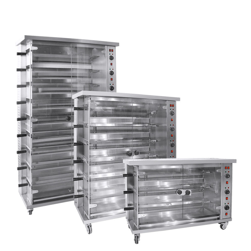 Commercial Electric & Gas Chicken Roaster Rotisserie Grill Machine Roast Chicken Machine