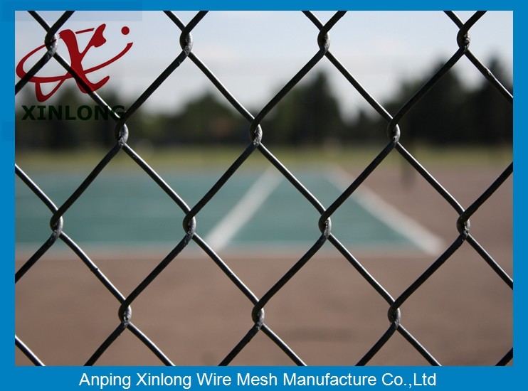 40 * 40mm Dark Green Chain Link Mesh Fence for Farm and Forest Protecting