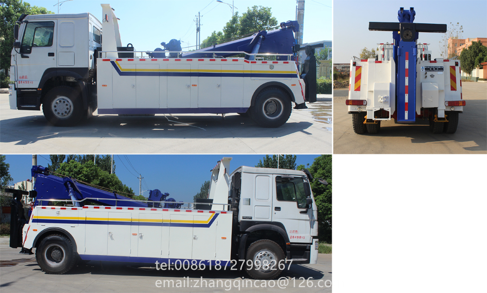 Brand of RunStar Flat Wrecker Truck With Huge Power at Low Price on Factory Direct Sale