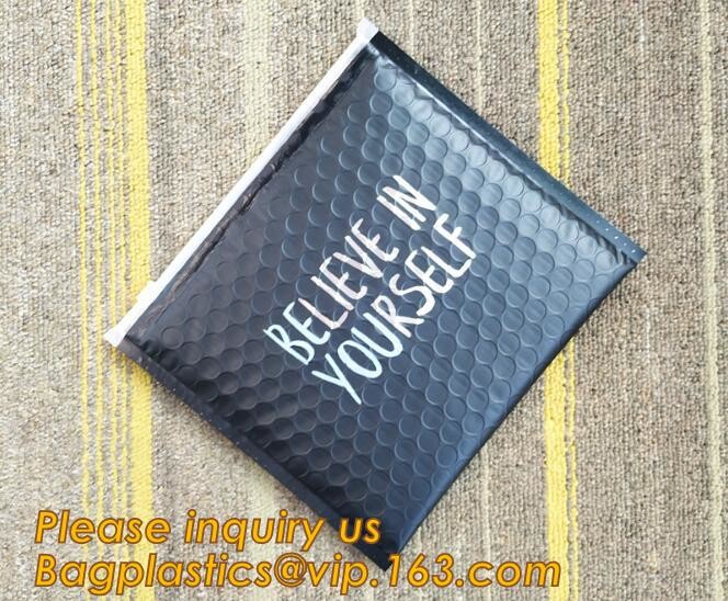 air mail metallic holographi rose gold bubble padded mailer / Zip lockkk bubble bag/ slider bubble bag,Holographic Factory