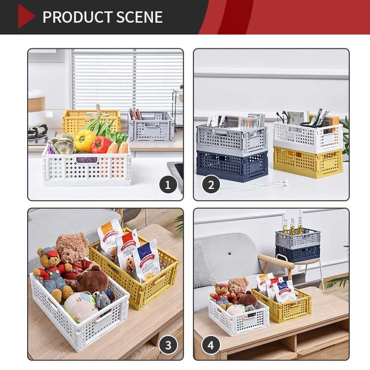 Sonsill Multiscene Thickened Plastic Household Storage Containers Washable Rectangle