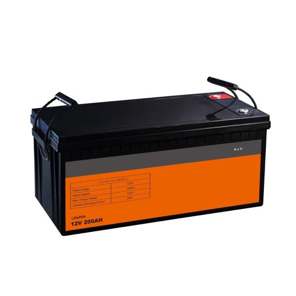 4000 Cycles Life 12V 200AH LifePO4 Battery 100% True Capacity Built-In 100A BMS
