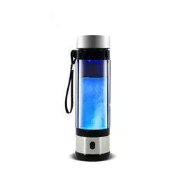  Glass Hydrogen Bottle Ionizer 350ml Portable High Concentration Negative Ions Manufactures