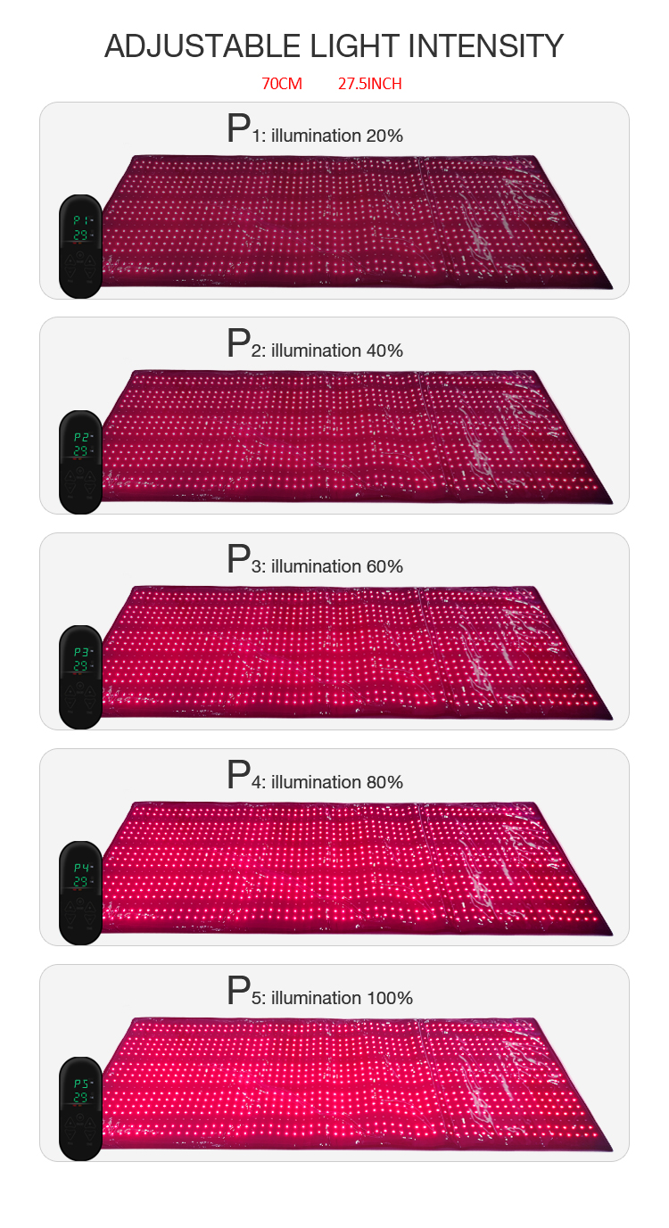 Full Body Red Infrared Led Light Therapy Mat Sleeping Bag 90W OEM