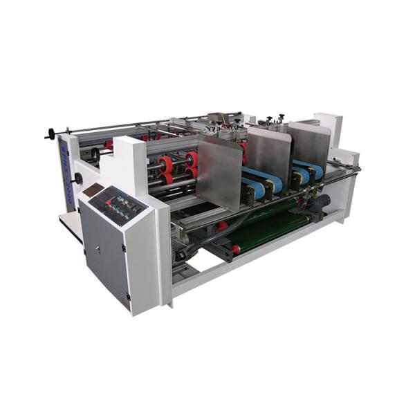 380 V 50 Hz Folder Gluer Machine Two Pieces Corrugated Carton Box Electric