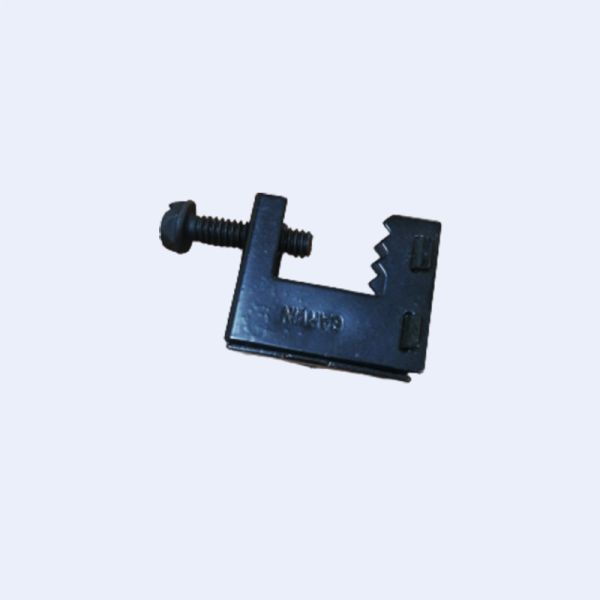 Quality 3/4" 65Mn Malleable Iron Beam Clamp WIth NPT Threads Powder Coated for sale