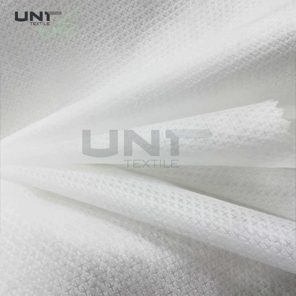Soft PP Spunbond Non Woven Fabric 100% Nylon Long Fiber Bone Pattern Eco Friendly