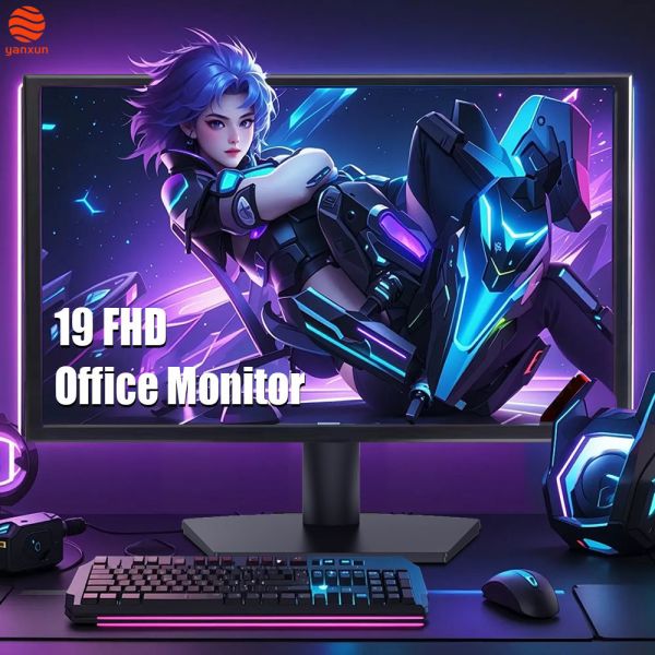 Quality 19” Gaming Monitor That Shines: QHD/UHD Resolution, IPS Panel & Lightning-Fast 180Hz Refresh Rate – Sleek Black Build, Space-Saving Design, Vibrant RGB Lighting, 99% sRGB Accuracy, HDMI/DisplayPort for sale