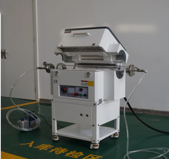 1200c High Temperature Tilting Rotating Tube Furnace For Materials Heating